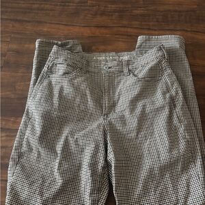 American Eagle Stretch Straight Leg Houndstooth Jeans